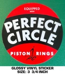 Perfect Circle Piston Rings Vintage 90'S Vinyl Decal Sticker-drag Racing-nhra. Fixed Price $9.39.