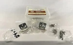 Gate House 10 Pack Flush Cabinet Hinge Satin Nickel Finish Lot Of 2 Boxes New!. Fixed Price $19.95.