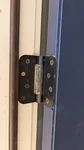 Spring Loaded Door Hinges 2 Pack 4X4 Inch Matte Black Self Closing Adjustable. Fixed Price $14.99.