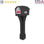 Classic Plastic Mailbox Post Mount Kit 2 Access Doors Heavy Duty Durable New. Fixed Price $130.39.