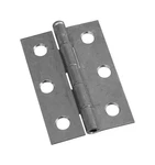 National Hardware N141-945 Zinc Plated Steel Full Mortise Narrow Hinge 2-1/2 In.. Fixed Price $9.74.