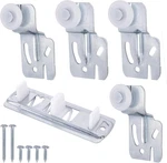 5 Pcs Sliding Closet Door Roller Kit,wardrobe With Slide Track,close. Fixed Price $22.49.