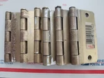 SET-6 Stanley Hinges 3 1/2" X 1/4" Radius Interior Door Polished Brass. Fixed Price $12.50.