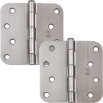 Standard Hinge, 4 Inches, 5/8" Radius Corner, 2-PACK, Antique Nickel By Stone Ha. Fixed Price $23.10.
