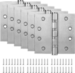 6 Pack Stainless Steel 4'' Door Hinges, 4IN X Heavy-duty Ball Bearing. Fixed Price $63.95.
