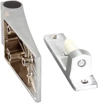 1255-000004 Brushed Chrome Textured Hinge. Fixed Price $127.24.