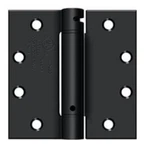 Deltana DSH45U1B 4-1/2" X Single Spring Hinge Black. Fixed Price $9.99.