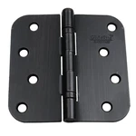 Gliderite 4" Door Hinges 5/8" Radius Oil Rubbed Bronze 4058-2BB-ORB-1. Fixed Price $6.29.