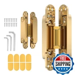 Zeyuansen 6 2 Pcs Hidden Hinges For Doors Invisible Concealed Zinc Alloy. Fixed Price $53.78.