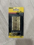 Stanley Non-mortise Hinges Sets/pair Of 3 46-0815 CD815 Bright Brass Finish. Fixed Price $30.97.