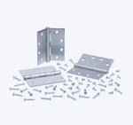 3PK Global Door Controls 4.5 In. X Hinge (bright Chrome) Full Mortise. Fixed Price $16.00.