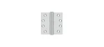 Deltana SS44U32 4" X Square Hinge Polished Stainless Steel Pair. Fixed Price $44.93.