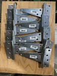 Ten National Hardware Extra Heavy Hinge Zinc Plated 5'' N129-072. Fixed Price $39.99.