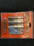 Everbilt Door Hinge Project Pack Security Locking 3-1/2" 5/8" (satin Nickel). Fixed Price $13.30.