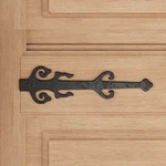 12" Wrought Iron Dummy Hinge "poseidon Design". Fixed Price $22.99.