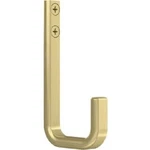(10)-NATIONAL Hardware 4 In. Brushed Gold Reed Modern Clothes Hook N337-917. Fixed Price $116.89.
