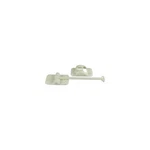 Jr Products 10454 Plastic T-style Door Holder, 6" Colonial White. Fixed Price $13.61.