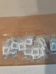 Lot Of 12 24107 Cosmas Polished Chrome 3-1/2" X 3.5" Door Hinges Round Corners. Fixed Price $24.50.