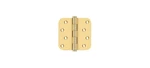 4" X 5/8" Radius Hinge Zig-zag Pvd Polished Brass Pair. Fixed Price $84.38.