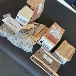 - Nos Lot (2) 3 Pack Boxes Hager 1250 4.5"X4.5" US26D Spring Hinges Model 1502. Fixed Price $49.50.