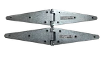 2-PACK Everbilt 10 In. X Zinc-plated Heavy Duty Strap Hinge. Fixed Price $34.99.