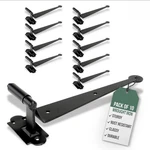 10 Pack Renovators Supply Manufacturing Black Cast Iron Pintle Strap Hinges 11-3. Fixed Price $75.00.