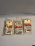 Lot Of 3 Everbilt X 1/4" Radius Satin Brass Finish Door Hinge Round Corners. Fixed Price $5.99.