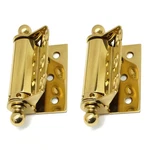1-1/2 In. X 2-3/4 Unlacquered Solid Brass Adjustable Half Surface Screen Doo. Fixed Price $71.99.