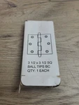 Warehouse Steeple Tip Residential Door Hinge With Square Corners. Fixed Price $12.45.