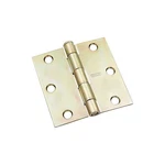 12PK Stanley Square Corners 3" Residential Door Hinges Satin Brass Tone S821-124. Fixed Price $36.00.