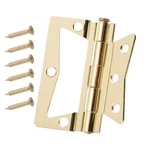 Everbilt 452539 In. Bright Brass Non-mortise Hinge (lot Of 2-2-PACKS)CABINET. Fixed Price $9.99.