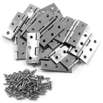 20 Pcs Stainless Steel Folding Butt Hinges, 2.5 Inch Silver Square Door Hinge.... Fixed Price $24.97.