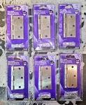 Hillman 3-1/2" Residential Door Hinge 5/8" Round Corner Satin Nickel 6 Pack. Fixed Price $19.78.