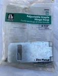 Everbilt- Adjustable Staple Hinge Hasp 3-1/2 3.5 Zinc Plated #15122. Fixed Price $9.99.