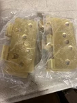 Deltana DE44058TT4 Brushed Brass 4X4 Plain Bearing Mortise Hinge Pair. Fixed Price $11.54.