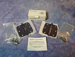 One Pair Baldwin 1135.151 3-1/2" Plain 5/8" Radius Corner Hinges- Antique Nickel. Fixed Price $24.99.