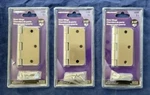 Hillman 3-1/2" Residential Door Hinge 5/8" Round Corner Satin Nickel Pack. Fixed Price $14.89.