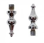 Door Hinges Bright Chrome Med Temple Finial Pair Renovator's Supply. Fixed Price $10.99.