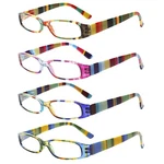 Women's Reading Glasses 4 Pairs Ladies Fashion Spring Hinge Readers (colourfu.... Fixed Price $24.39.