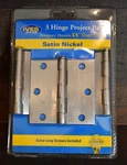 Ives Schlage C3P1021F 619E 3/ 4" Radius Door Hinge Project Pack Satin Nickel. Fixed Price $12.00.