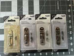 New 4-PACK Lot National Hardware N211-290 Mini Hasp W/ Hook Antique Brass. Fixed Price $18.74.