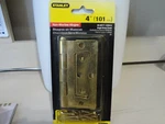 Stanley Non-mortise Hinges 4" Bright Brass Finish 46-0817 / CD815 (2 Pk). Fixed Price $7.95.