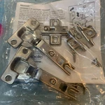 Amerock BP4611-A14 Frameless Concealed Hinge Full Overlay- Nickel System 4000. Fixed Price $12.95.