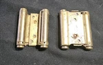 Double Action Spring 4IN Steel Brass Finish Cafe Saloon Hinge-set Of 2. Fixed Price $15.00.