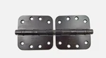 2-PACK Deltana S44R5HDB10B 4"X4" Ball Bearing 5/8" Radius Corners Mortise Hinge. Fixed Price $12.57.