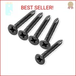Cauldham Black Wood Screws #9 X 1-1/2 Inch For Door Hinges 25 Pack. Fixed Price $13.99.