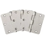 181354 3.5 X 1/4 Inch Radius Hinge 2 Satin Nickel. Fixed Price $15.83.