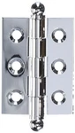 Deltana CH2015U26 X 1.5 In. Hinge With Ball Tips, Bright Chrome - Solid Brass. Fixed Price $35.75.