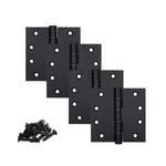 Stainless Steel Matte Black 4" Door Hinges, Heavy Duty Interior, Quiet, 2 Pack. Fixed Price $84.81.