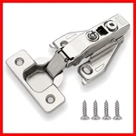 Auto-close 50 Pcs Full Overlay Cabinet Door Hinges Extra-strong Steel Build. Fixed Price $158.39.